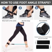 Set De Bandas De Resistencia Para Ejercicio 5 Tubos Con Anclaje En Puerta Manijas Para Piernas Y Tornillos De Tobillo Barril De Fitness - details 10