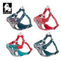 Chaleco de perro Truelove Floral con ajuste fácil y seguro 100% algodón suave para viajes adaptado a todas las razas lavable a mano - details 4