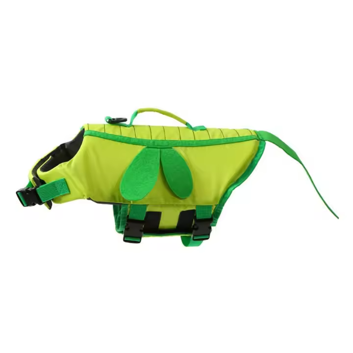Chaleco salvavidas para gatos, chaleco salvavidas para perros y mascotas, transpirable, ajustable, ropa de baño de verano, ropa suave para nadar para perros al aire libre - 1