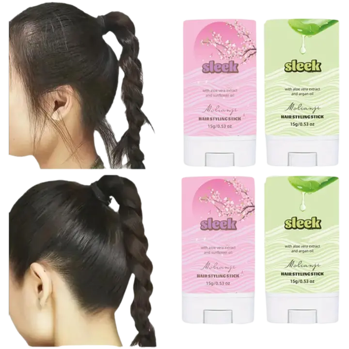 Barra de Cera de Cabello Portátil Fragancia de Fruta Ideal para Volos y Frizz - 1