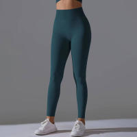 Hamidou-Pantalones deportivos de Yoga para mujer, mallas de cintura alta y caderas ajustadas, glúteos de melocotón, pantalones de Yoga desnudos de cintura alta - details 39
