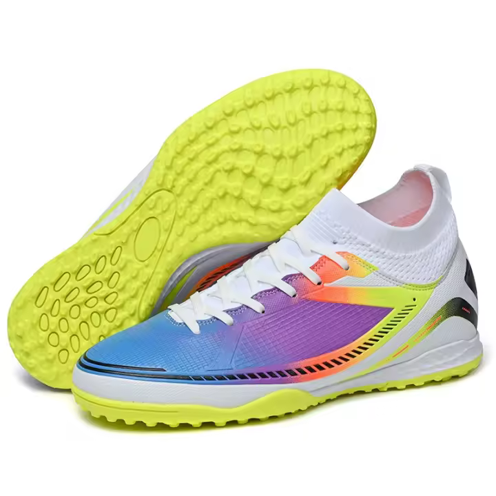 Zapatos de fútbol de caña alta para hombre y mujer TF uñas rotas AG uñas largas césped - 1
