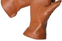 Guantes de piel de oveja para mujer, manoplas cortas de terciopelo fino para pantalla táctil, de cuero, de buena calidad, para invierno, 2226 - details 87
