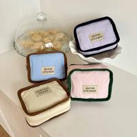 Bolsa de cosméticos portátil de Color contrastante, bolsa con cremallera de estilo coreano, monedero de Color sólido, billetera suave, bolsa de almacenamiento de servilletas sanitarias - details 10