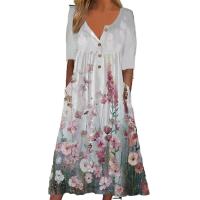 Vestido Corto de Manga Corta para Mujer en Verano Moda de Verano - details 7