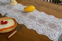 1 Camino De Mesa De Encaje De Ganchillo Con Borla, Tela Hueca Floral Para TV, Mesita De Noche, Aparador, Zapatero - details 3