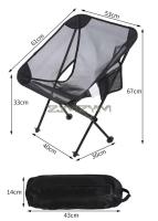 Silla Plegable Ultra Ligera Espalda de Malla Refrescante Compacta, Portátil, Robusta - details 8