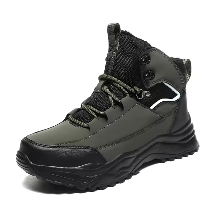 Botines de felpa para hombre, zapatos casuales de invierno al aire libre - 1