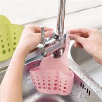 Organizador de Estante de Lavabo de Doble Capa Soporte de Almacenamiento de Jabón y Esponja Colgante de Silicona Accesorios de Organización de Cocina - details 4