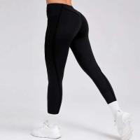 Body de yoga sin costuras para mujer, cintura alta deportiva para mujer, color melocotón, pantalones de entrenamiento para correr, entrenamiento, gimnasio - details 17