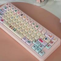 Children's Fun Theme Set PBT Cherry MDA 143 Keys Custom Original Handmade Keycaps for nical Keyboard Accessories - details 0