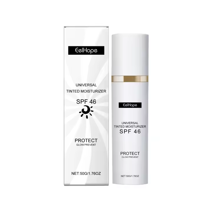 Crema Protectora Solar SPF46 Control de Humedad de Larga Duración Resistente al Agua - 1