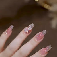 24pcs Uñas Postizas De Acrílico UV Gel Tamaño Oval Y Almendra Extensión De Uñas Cortas Sistemas De Tiras De Uñas Falsas - details 5