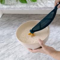 Escurridor de arroz de cocina con mango, herramientas de colador, lavado multifuncional, tamiz de agitación, resistente al desgaste, lavadora de arroz, cocina - details 2