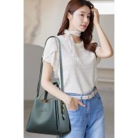 Bolso De Mano Grande De Cuero Suave Auténtico Para Mujer Bolsos De Hombro Cruzados Tote Messenger Bolso De Capacidad Grande - details 5