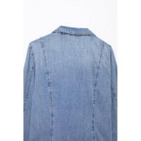 Chaqueta vaquera para mujer de manga larga, cuello en V, estilo ggy, vaqueros azules, ropa sexy, ropa de niña, tops elegantes - details 4