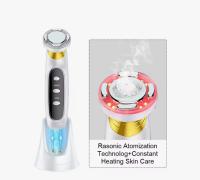 Masajeador Facial con vibración de alta frecuencia, dispositivo de tonificación Facial con luz Led roja, masajeador ultrasónico EMS, microcorriente - details 5