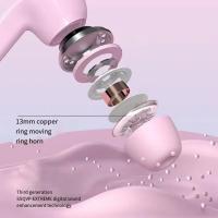Auriculares inalámbricos tws transparentes, audífonos estéreo impermeables con pantalla LED, superventas - details 1