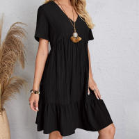 Vestidos de Mujer Falda Suelta informal Manga Corta Túnica Vestido Fluido - details 5