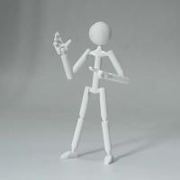 Muñeco articulado multiarticulado, juguete de impresión 3D, maniquí móvil impreso en 3D, modelo novedoso de muñeco, robot ensamblado. - details 5