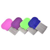 Nuevo Peine para pulgas, peine para piojos de acero inoxidable para niños - details 0