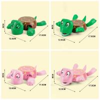 Posavasos de tortuga con prensa para sonar, ojos abiertos, expresión divertida, almohadilla para taza de agua, Base creativa de tortuga asustada - details 8
