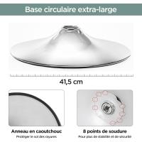 Juego de 2 Taburetes de Barra Ajustables de Altura Sillas de Cocina Industrial Metálicas - details 4