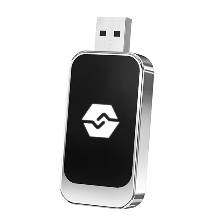 Adaptador inalámbrico USB 2 en 1 para coche, convertidor con cable, Carplay, Android - 1