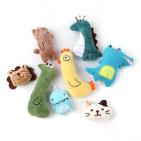 Juguete Interactivo Para Gatos Forma De Ratón Cocodrilo Pollo Suave De Peluche Con Nepote Juguete Masticable Para Mascotas - details 0