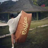 Sofá perezoso inflable al aire libre, cama de playa con flotación de Picnic portátil reclinable - details 4