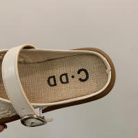 Nuevos Zapatos de Ballet Mary Jane Diseño de Red de Pesca Hueca con Correa - details 9