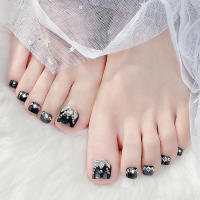 Kit de manicura para uñas de los pies, palo de playa artificial negro, terapia de luz, prensa corta, bricolaje en casa - details 1