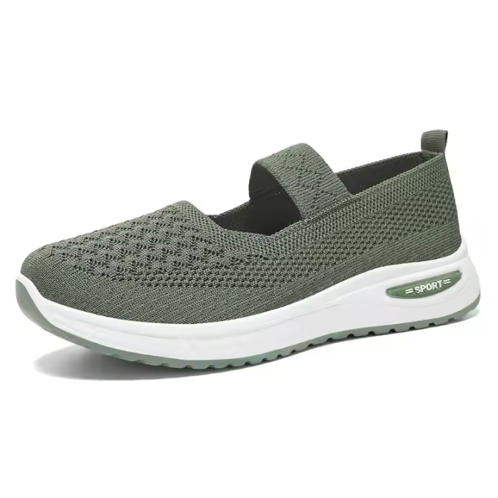 Zapatos de verano sin cordones para mujer, zapatillas deportivas informales y cómodas - 1