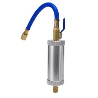 Inyector de tinte para aire acondicionado de coche, inyección de aceite R12, R134A, R22, tubo de relleno de refrigerante líquido puro de 2 onzas, azul - details 3