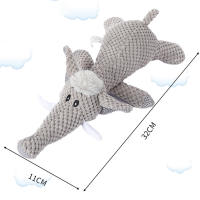 Juguete interactivo de peluche para perros, relleno chirriante, juguetes de entrenamiento para aliviar la ansiedad de las mascotas - details 7