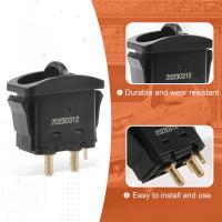 Interruptor de Control de bomba de aire de camión, válvula de paleta Manual eléctrica, Control de asiento de camión, interruptor de inicio de resorte de aire - details 5