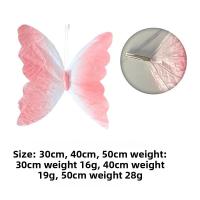 Mariposa de papel Artificial 3D, 30cm, decoración de boda a gran escala, escaparate, forma de mariposa, accesorios de fotografía, tema de niña - details 8