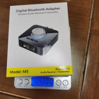 Receptor transmisor de Audio con Bluetooth, pantalla LED de M5, 3,5mm, AUX, R/L, RCA, TF/u-disk, adaptador inalámbrico estéreo, Control IR con micrófono - details 38