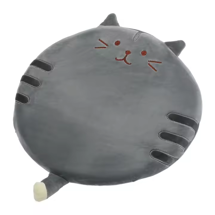 Cojines duraderos de gato de dibujos animados japoneses, cojines gruesos y cómodos para ventana, exquisitos cojines redondos de Tatami para sala de estar - 1