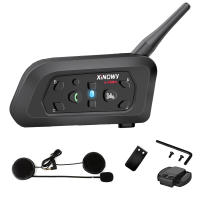 Intercomunicador Bluetooth V6 Pro para Casco de Motocicleta con Comunicación Inalámbrica de 1200M para 6 Riders Estéreo Impermeable 850mAh - details 11