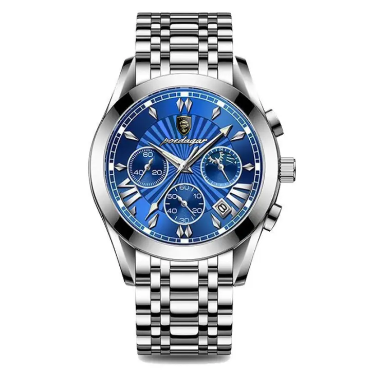 Reloj de cuarzo con calendario luminoso resistente al agua - 1