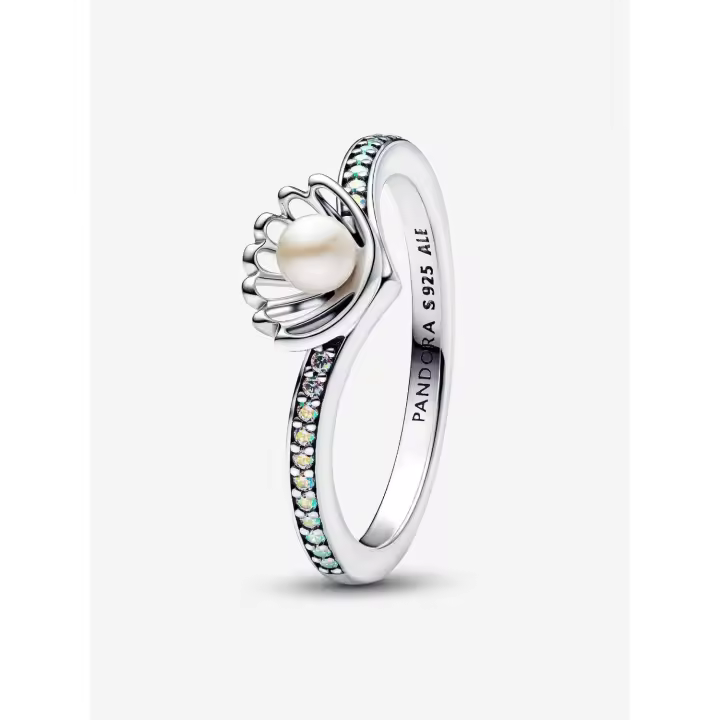 Anillo de plata de ley S925 Princesa Rapunzel Tiara Anillo, anillo delicado, regalos de cumpleaños, regalo para ella - 1