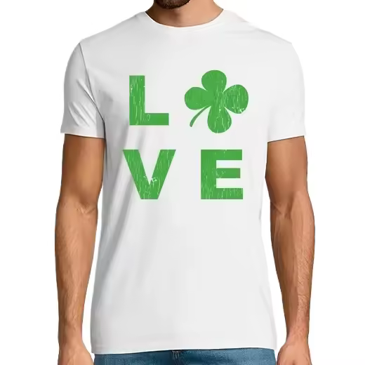 amor irlandés verde cuadrado Camisetas CERVEZA,Pack Regalo Camiseta Personalizada - 1