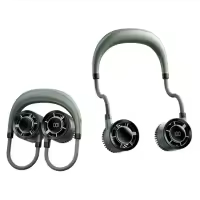 360 ° Ventilador de cuello colgante flexible, súper silencioso, viento fuerte, ventilador portátil con banda para el cuello, ventilador portátil plegable cómodo y seguro - details 2