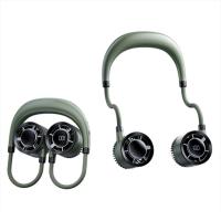360 ° Ventilador de cuello colgante flexible, súper silencioso, viento fuerte, ventilador portátil con banda para el cuello, ventilador portátil plegable cómodo y seguro - details 2