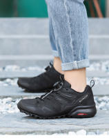 Zapatos de senderismo de malla transpirable para hombre, zapatillas deportivas ligeras para correr al aire libre, zapatos de bloqueo de ciclo, Camping, Trekking - details 15