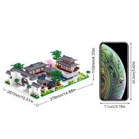 China-Chic micro particle building blocks are difficult to assemble Suzhou garden architecture series assembled toys - details 12