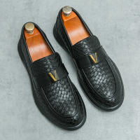 Zapatos Formales para Hombres Hechos a Mano Suela Gruesa PU Aumento de Altura - details 5
