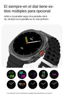 Ivanony-reloj inteligente 7 Ultra para Samsung Galaxy Compass, Bluetooth, llamada, gesto inteligente, soporte para conectar auriculares - details 9