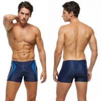 Nuevo traje de baño masculino verano playa surf moda traje de baño Boxer pantalones cortos de alta calidad bañadores para hombre con almohadilla - details 8